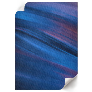 Wall art featuring colorful wave design