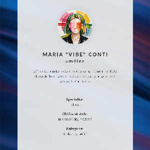 Wall print Colorful waves