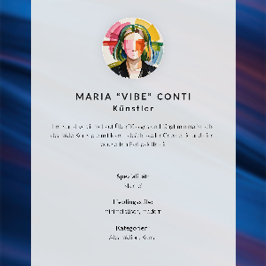 Wall print Colorful waves