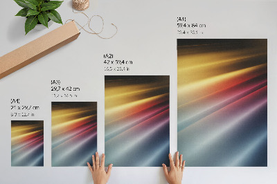 Art print Colored lines