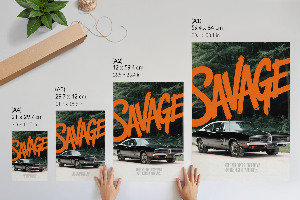 Poster Savage car