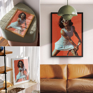 Sporty energy wall art