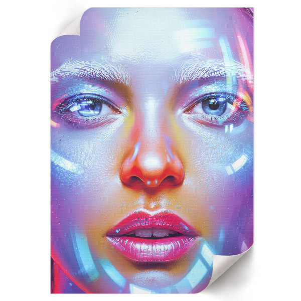 Wall print Futuristic portrait