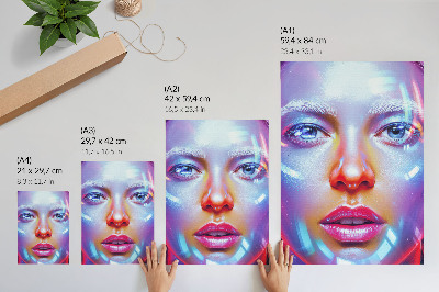 Wall print Futuristic portrait