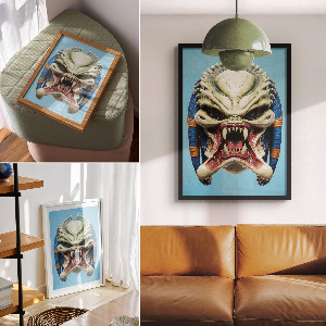 Alien mask poster