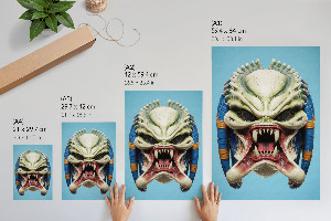 Alien mask poster