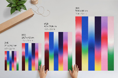 Wall art Rainbow abstraction