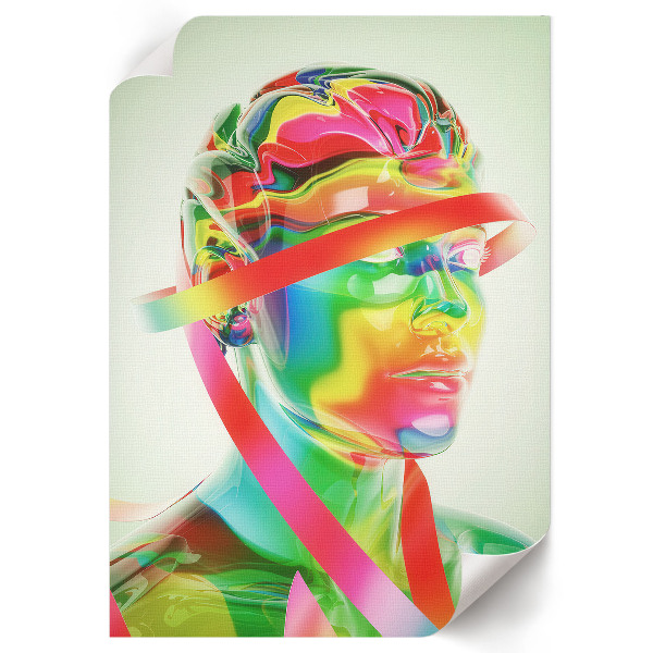 Wall art Colorful abstraction