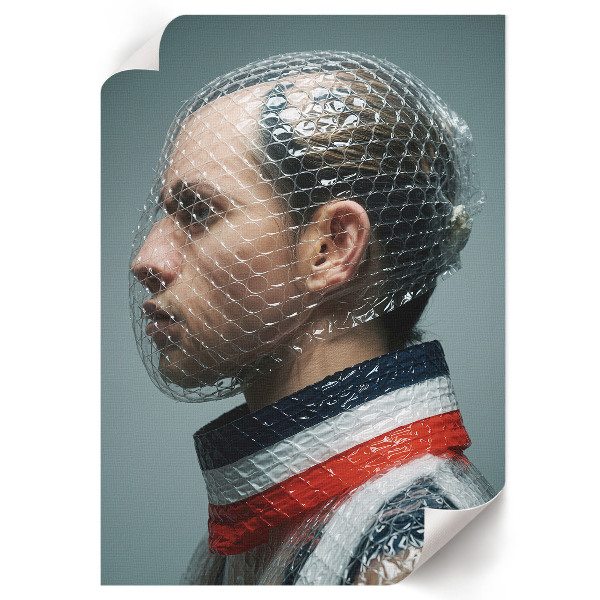 Futuristic portrait poster