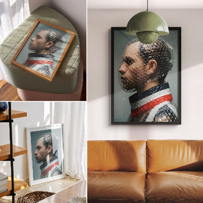 Poster Futuristic portrait