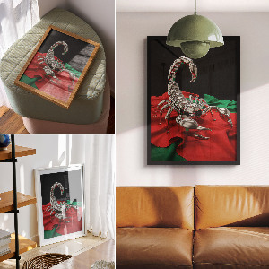 Art print Mechanical Scorpion