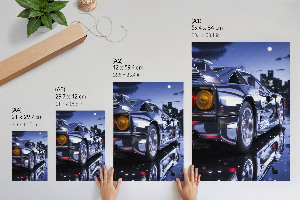 Decorative poster Night driving