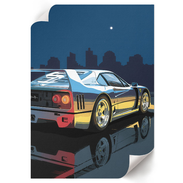 Poster Motoring at night