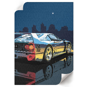 Poster Motoring at night