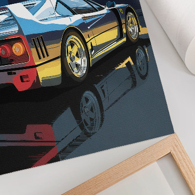 Poster Motoring at night