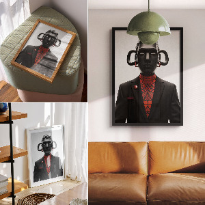 Wall art Modern sculpture