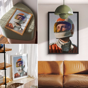 Wall art A look into space