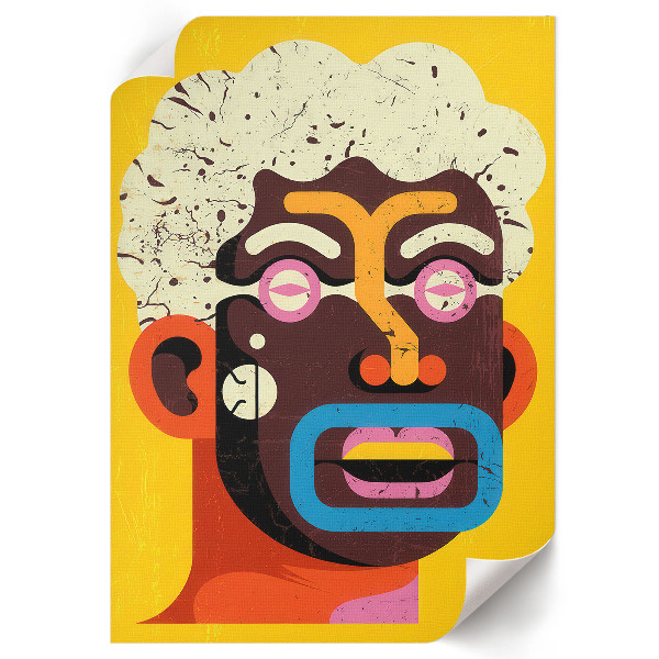 Art print Abstract portrait