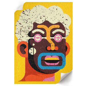 Art print Abstract portrait