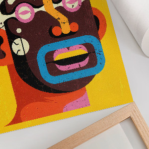 Art print Abstract portrait