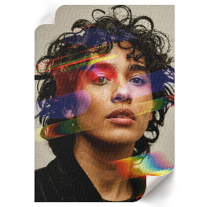 Decorative poster Colorful energy