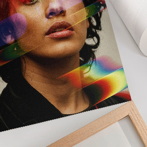 Decorative poster Colorful energy