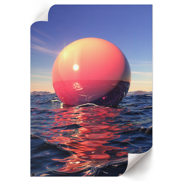 Wall print Sun ball