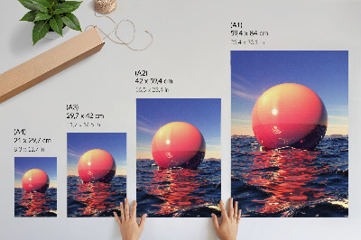 Wall print Sun ball