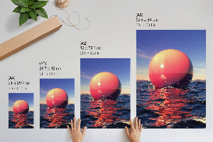 Wall print Sun ball