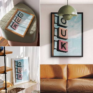 Neon wall sign