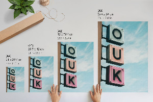 Neon wall sign