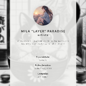 Poster Kitten with pasta