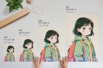 Wall art Anime girl