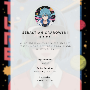 Decorative poster Future anime