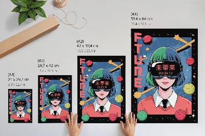 Decorative poster Future anime