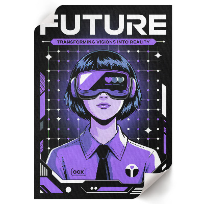 Poster Futuristic vision