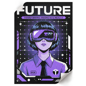 Poster Futuristic vision