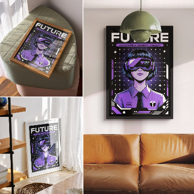 Poster Futuristic vision
