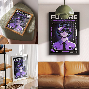 Poster Futuristic vision
