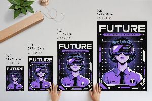 Poster Futuristic vision