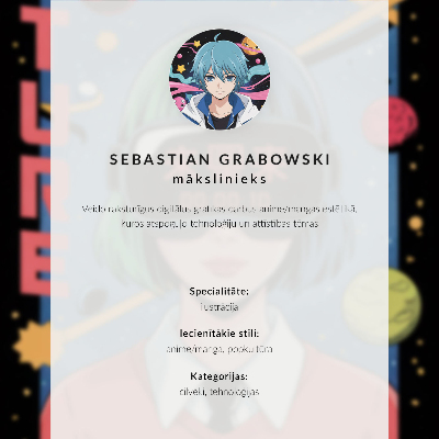 Wall art Futuristic graphics