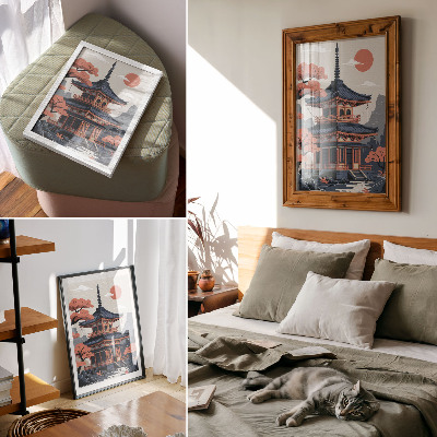 Art print Temple in Japan