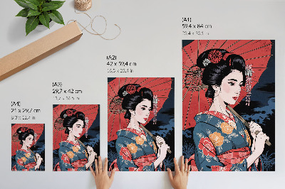 Wall print Japanese elegance