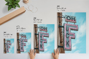 Neon wall sign