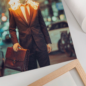 Decorative poster Burning Man