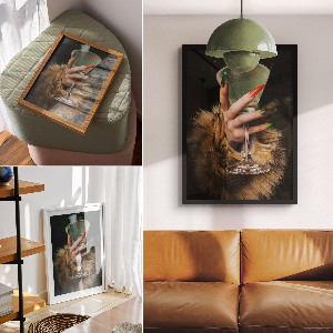 Vintage luxury poster