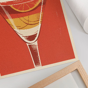 Poster Vintage cocktail