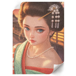 Japanese art poster