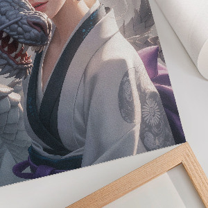 Wall art The Woman and the Dragon