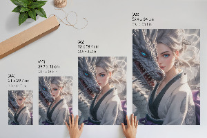 Wall art The Woman and the Dragon